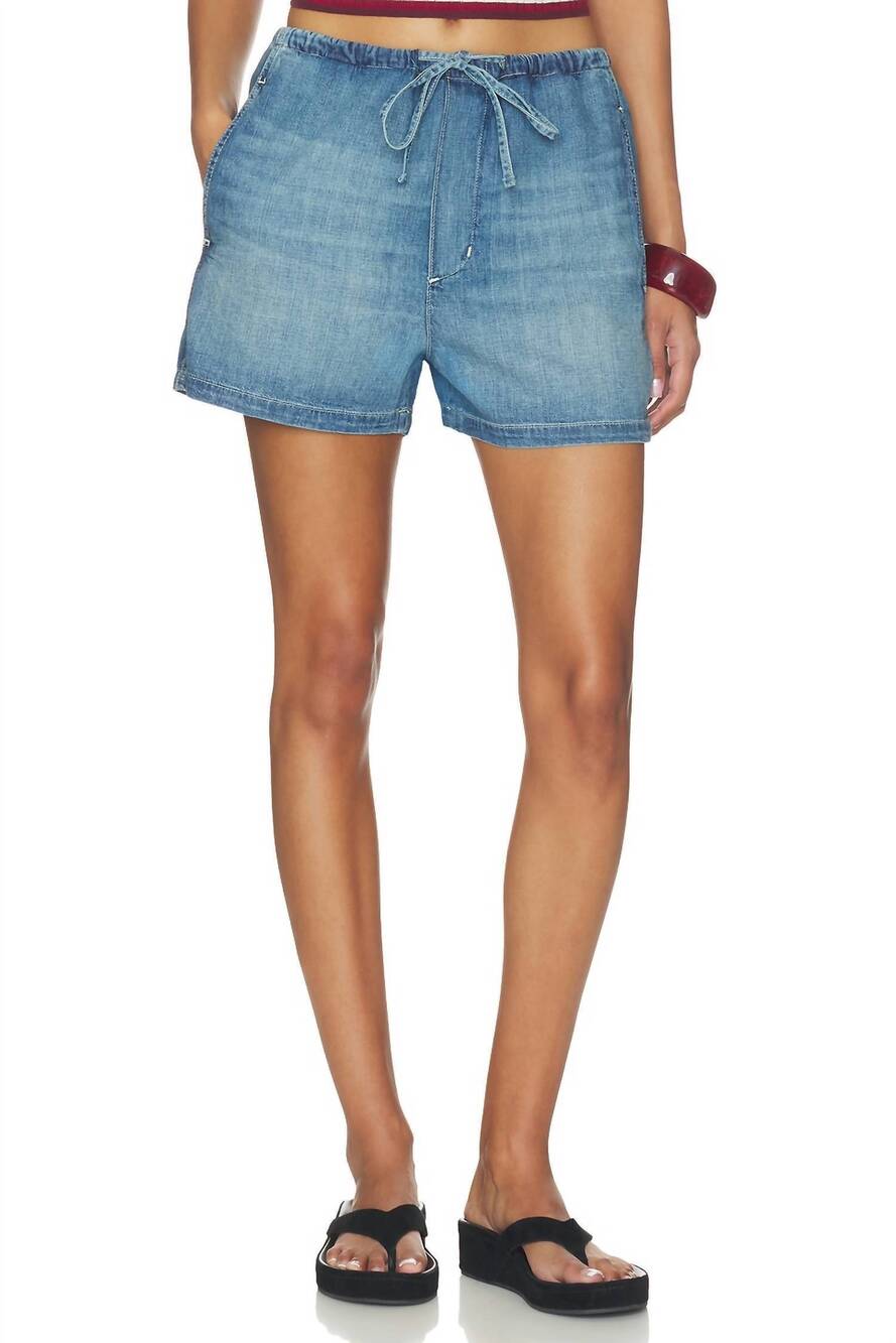 NEW AMO DENIM simone denim short in swell